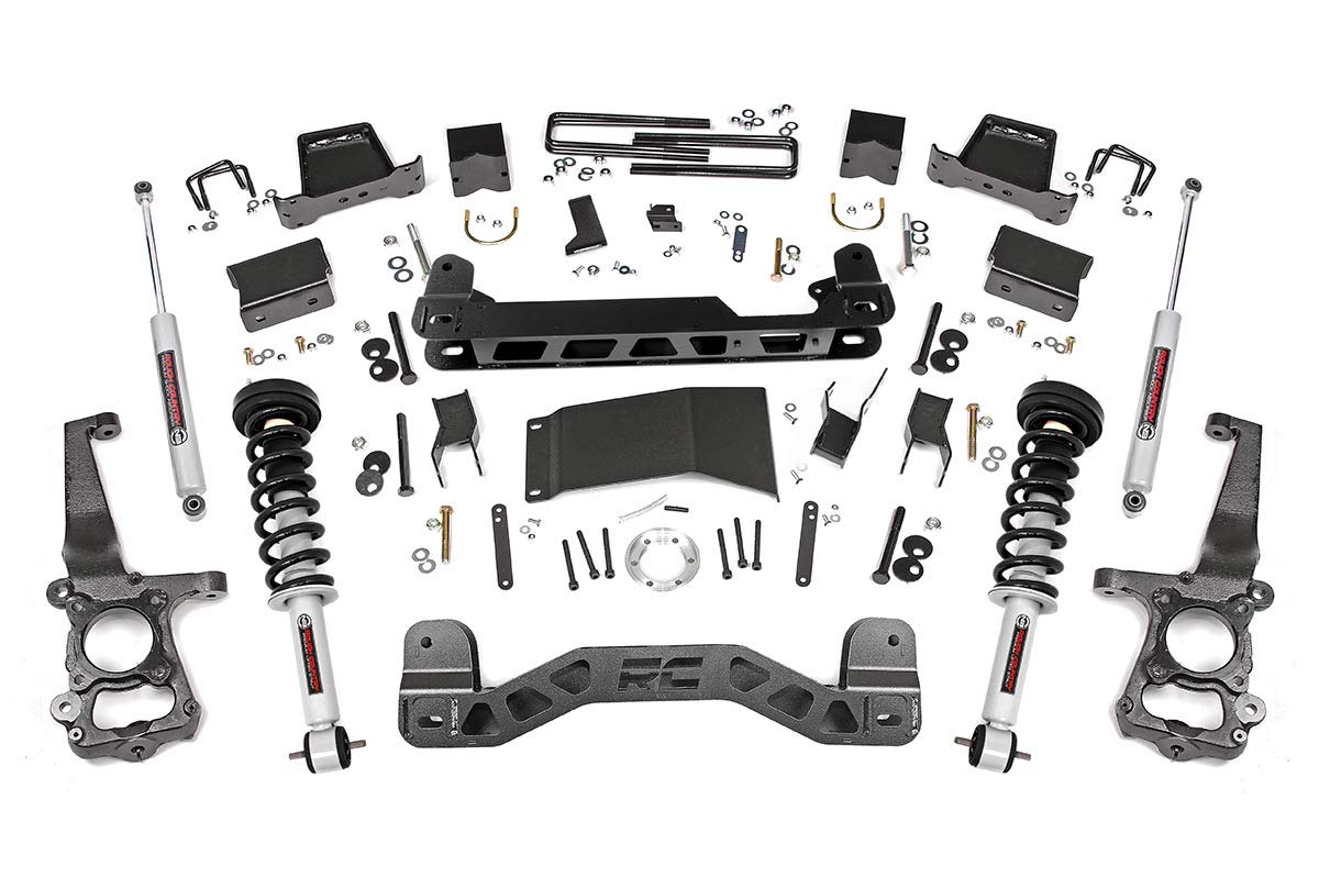 6" Rough Country Lift Kit w/N3 Struts for 2015-2020 Ford F-150 4WD - 55731