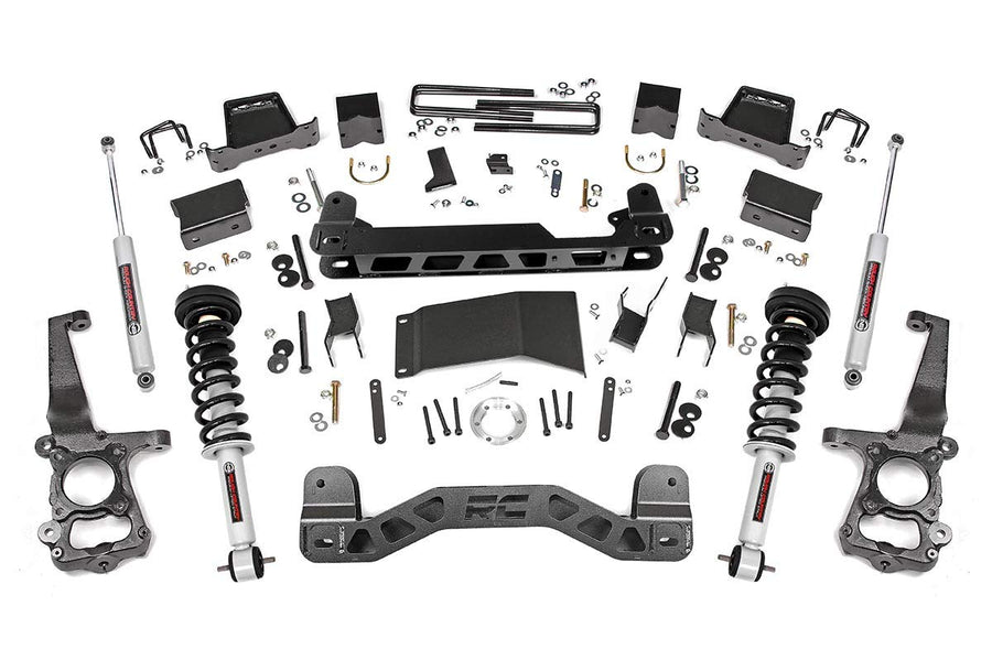 6" Rough Country Lift Kit w/N3 Struts for 2015-2020 Ford F-150 4WD - 55731