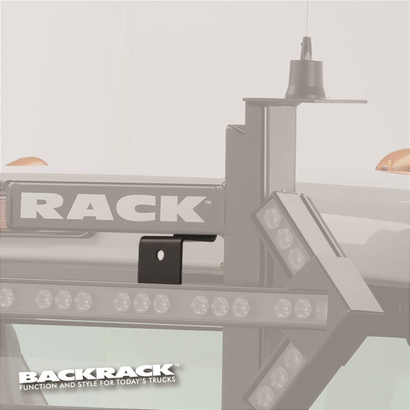 RealTruck BACKRACK Arrow Stick Brackets | Black, Pair | 91004 | w Frame's Universal