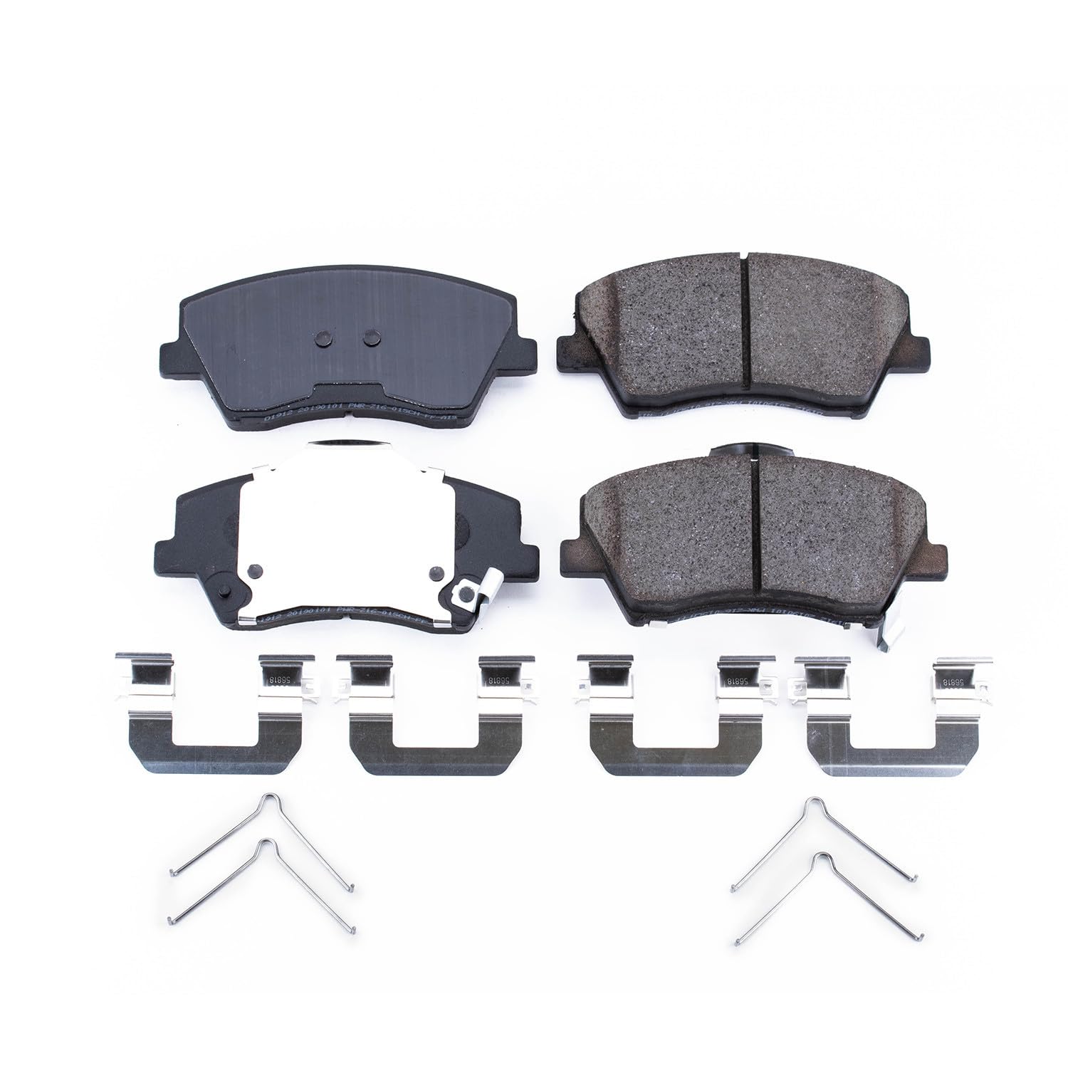 Power Stop Front Brake Kit For Elantra Hyundai 2017-20 |Ioniq 2017-22 |Kia Niro 2017-24 - Ceramic Brake Pads With Installation Hardware, 17-1912
