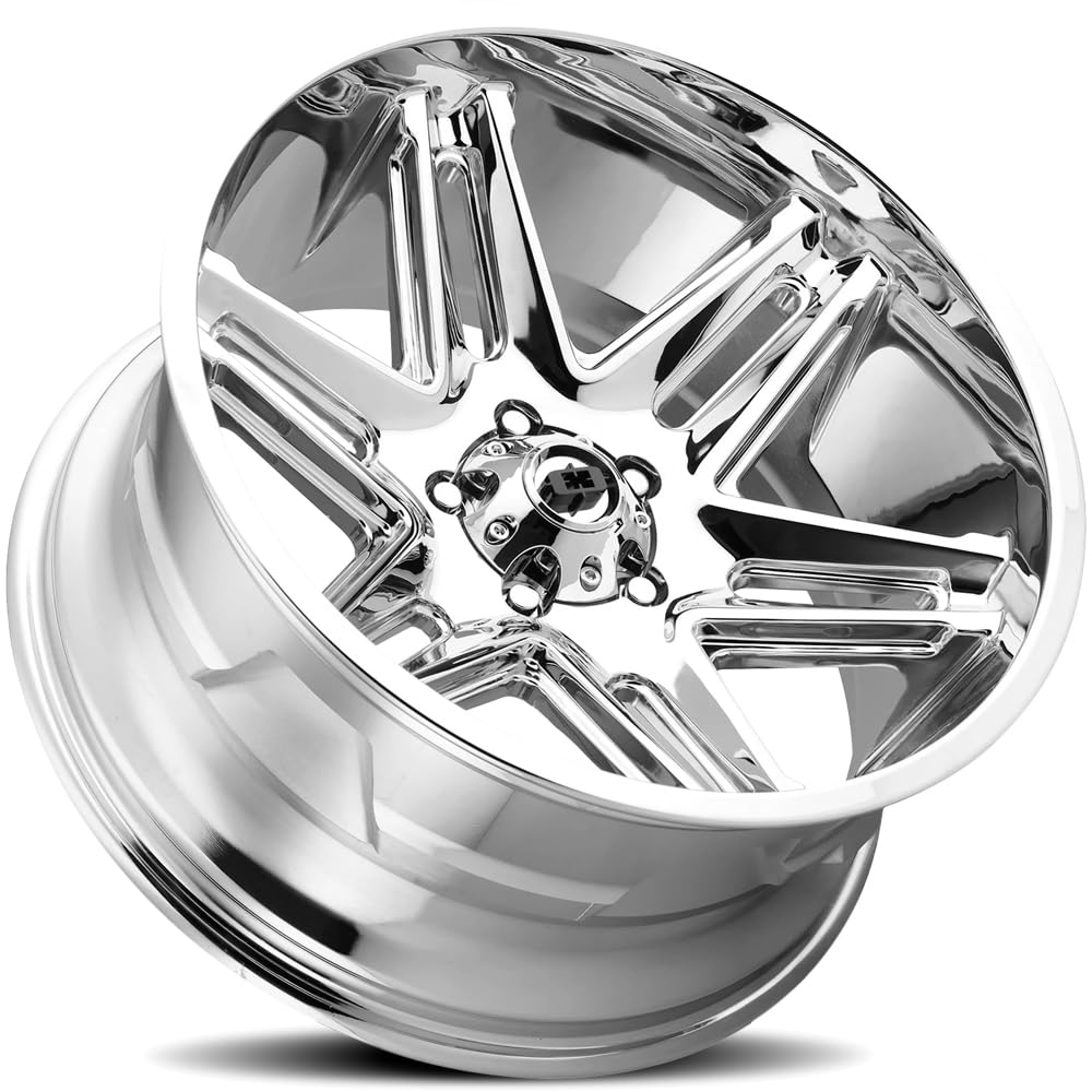 20x12 Vision 363 Razor Chrome Wheel Rim 20" Inch 6x135-51mm