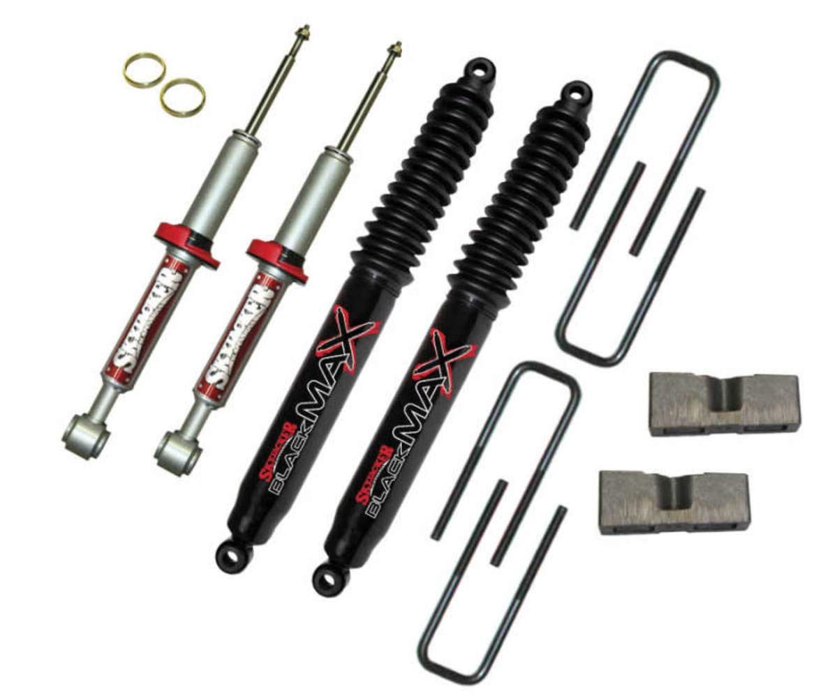 Skyjacker Suspension Lift Kit F430STBB with Max 3 Inch Shocks Black Lift incl. U-Bolt Shock Absorber
