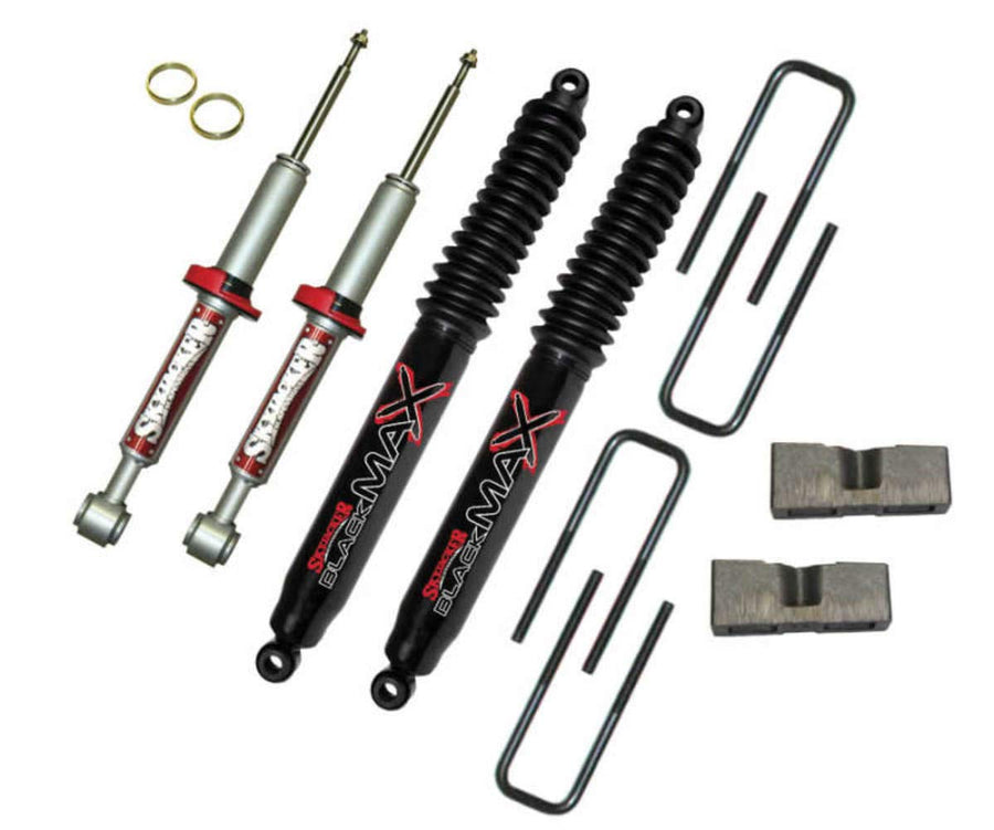 Skyjacker Suspension Lift Kit F430STBB with Max 3 Inch Shocks Black Lift incl. U-Bolt Shock Absorber