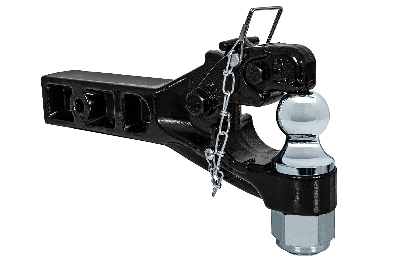 10 Ton Buyers Products Combination Hitch - 2-1/2 Inch Receiver, 2 Inch Ball
