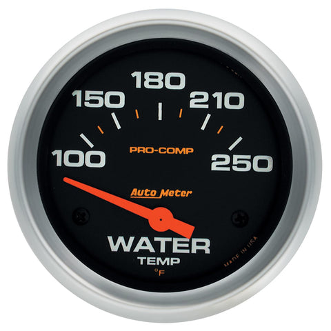 AUTO METER Pro-Comp 5437 Electric Water Temperature Gauge , 2 5/8"