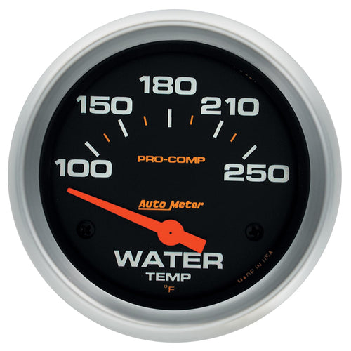 AUTO METER Pro-Comp 5437 Electric Water Temperature Gauge , 2 5/8"