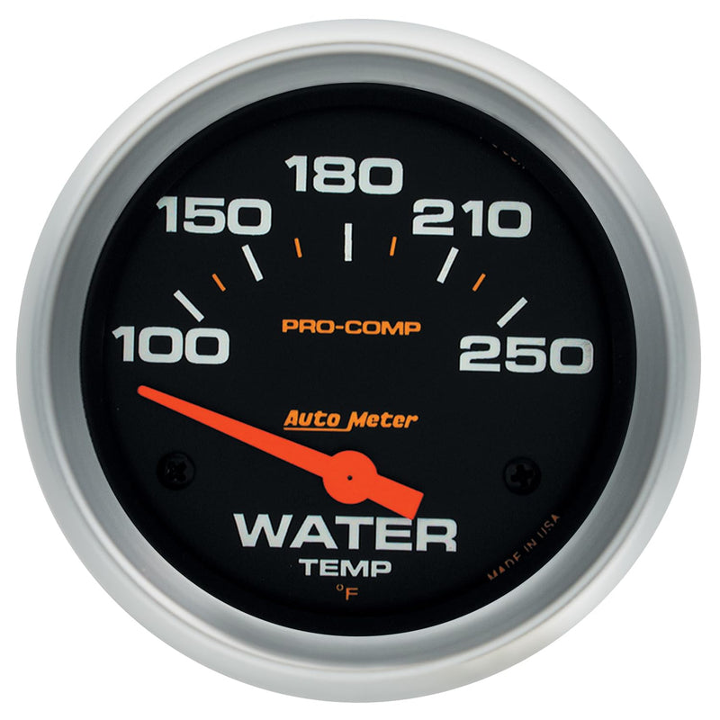 AUTO METER Pro-Comp 5437 Electric Water Temperature Gauge , 2 5/8"