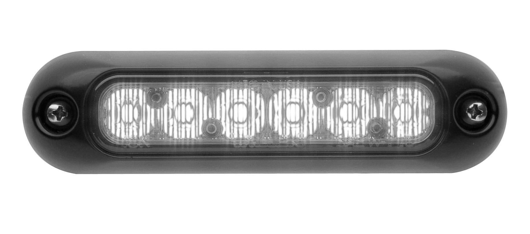 ION Series, Whelen, Wide Angle, Compact, Versatile, LED Solo Light Head, White, Surface Mount with Black Housing, WIONSMC