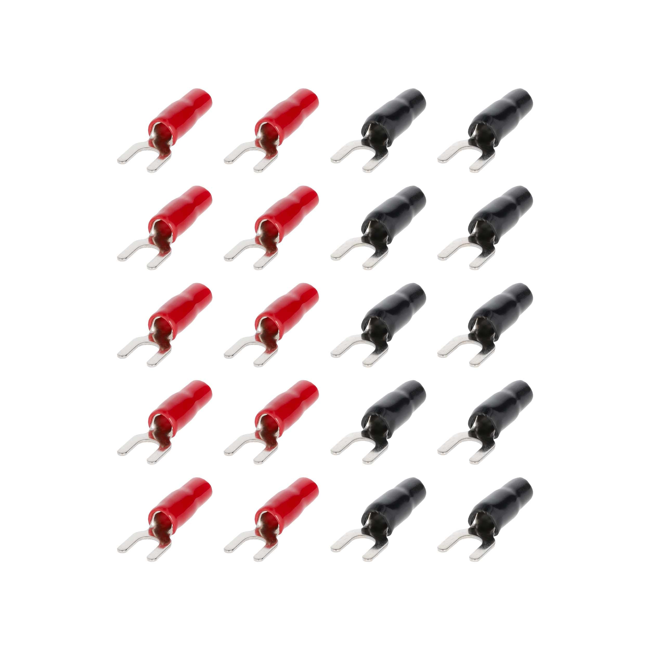 V8 Series T-Spec V8-ST2-20 Nickel Plated Spade Terminal, 20 Pack