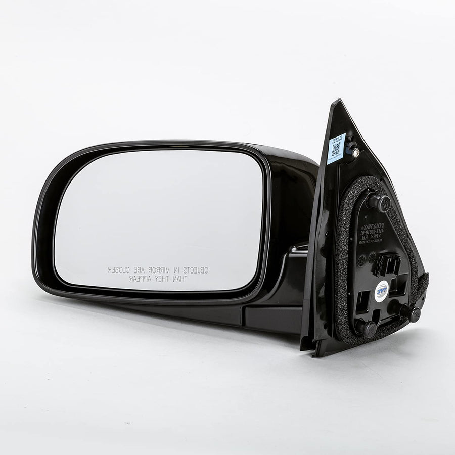 Hyundai Santa Fe TYC 7750142 Heated Power Replacement Driver Side Mirror, black