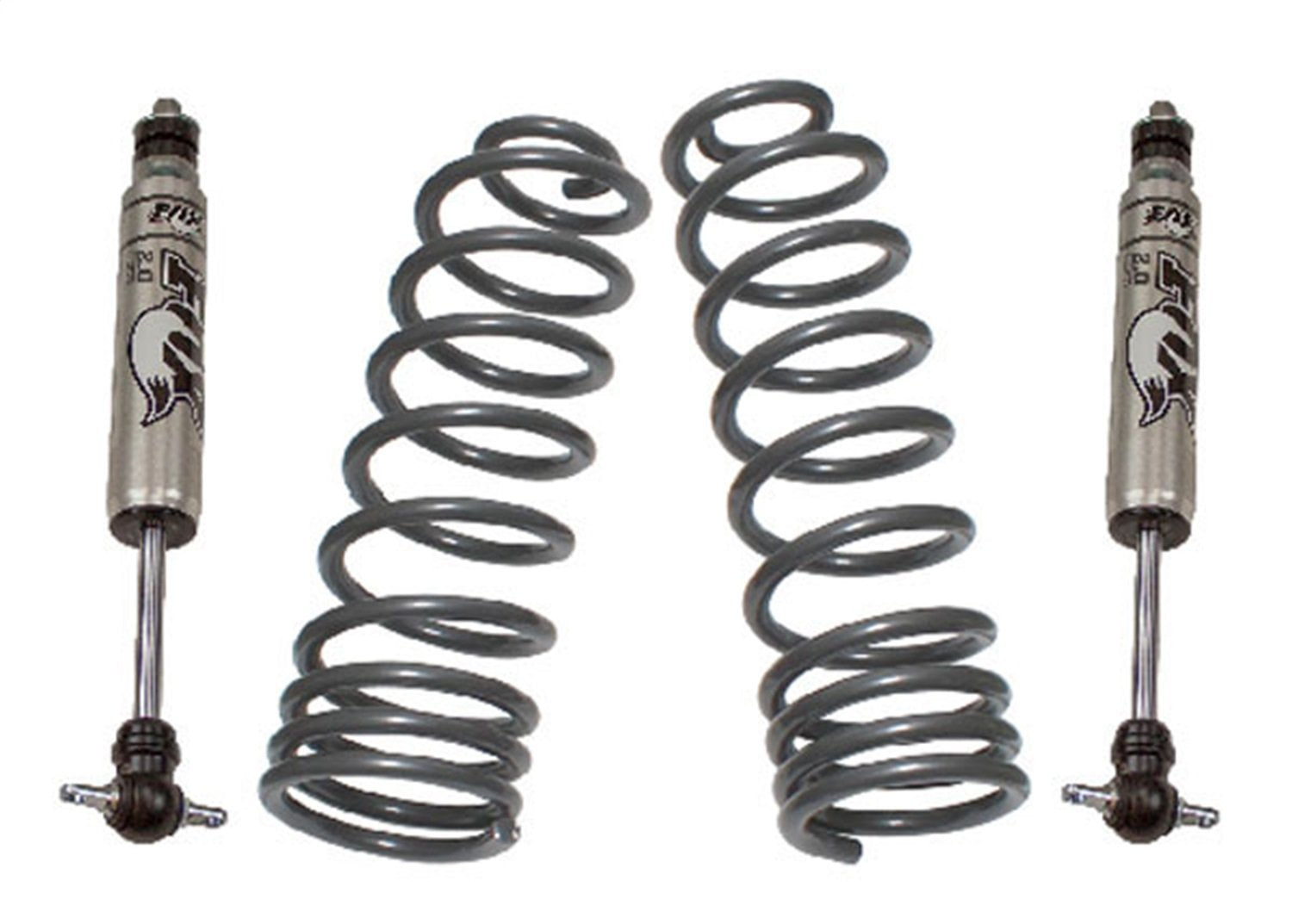 Suspension Lift Kit MAXTRAC 872171F w/Shocks 2.5 in. Front Lift Incl. Front Coil 2 Fox Coil Overs w/Hardware