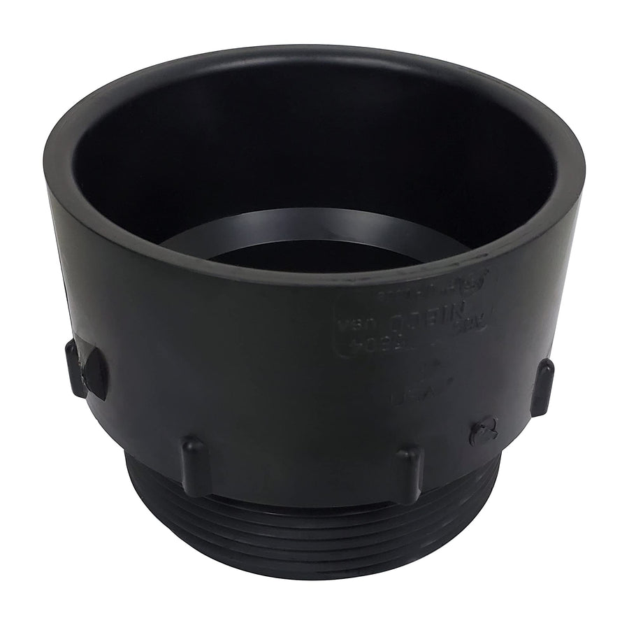 DWV Adaptor, ICON 14241 Fitting, 3" Threaded