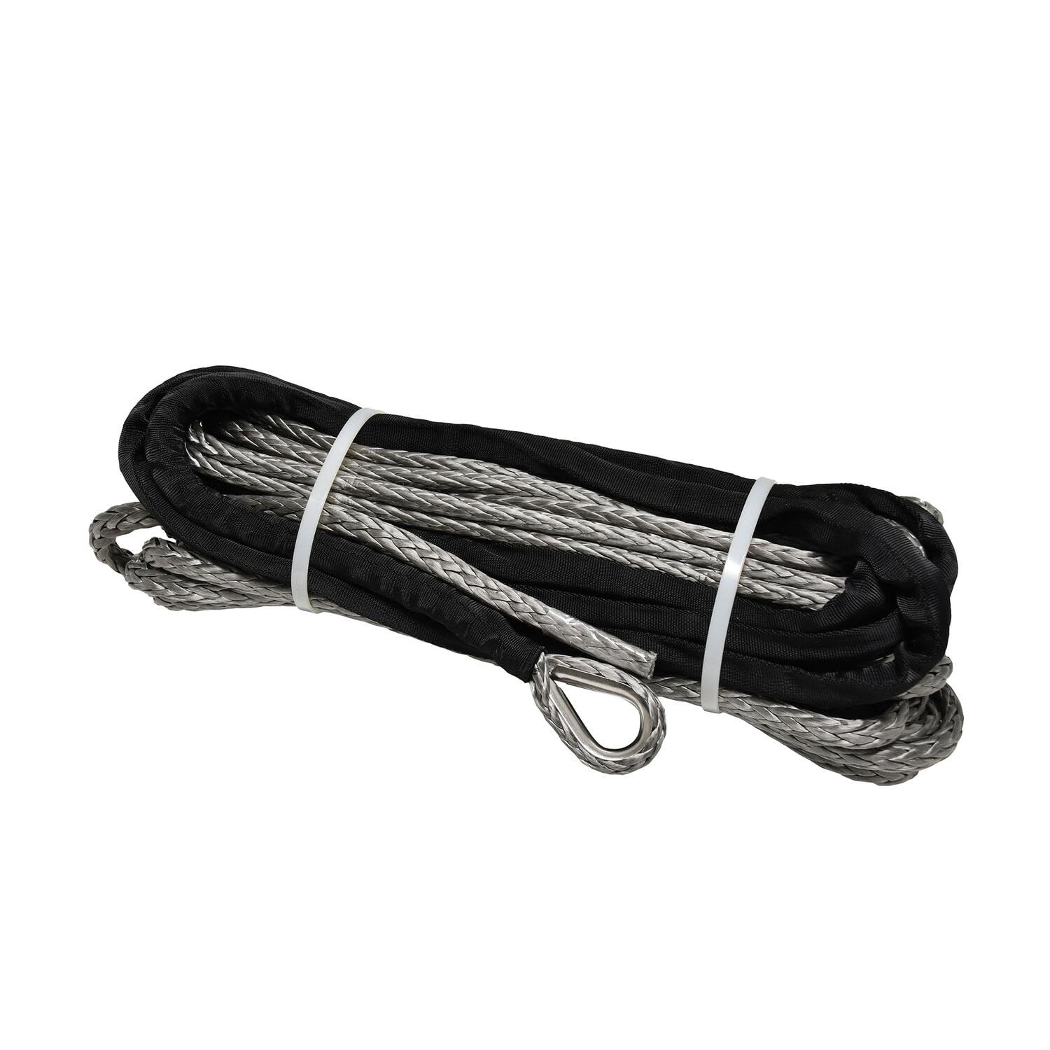 Synthetic Winch Rope Superwinch 90-24595 3/8" x 80' fits SX10SR SX12SR Tiger Shark 9500SR Tiger Shark 11500SR Winches