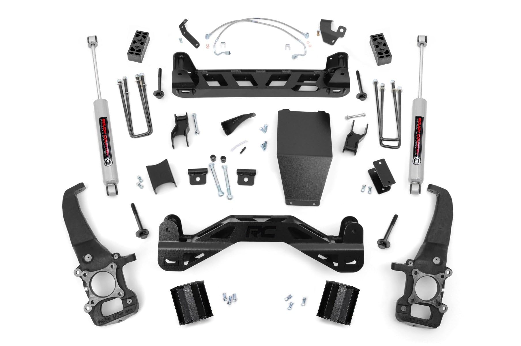 4" Rough Country Suspension Lift Kit w/N3 Shocks for 2004-2008 F-150 4WD - 54720