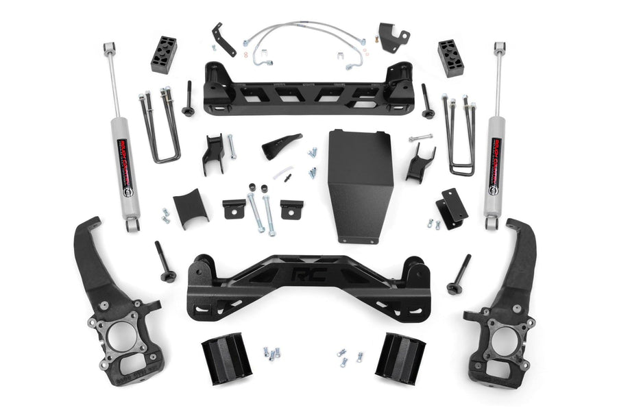 4" Rough Country Suspension Lift Kit w/N3 Shocks for 2004-2008 F-150 4WD - 54720