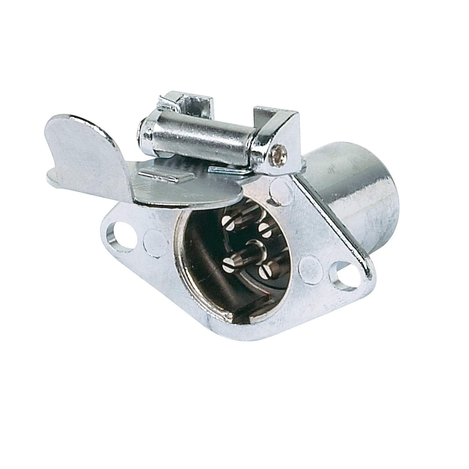Hopkins 4 Pole Round Car End Connector 6 - 12 V
