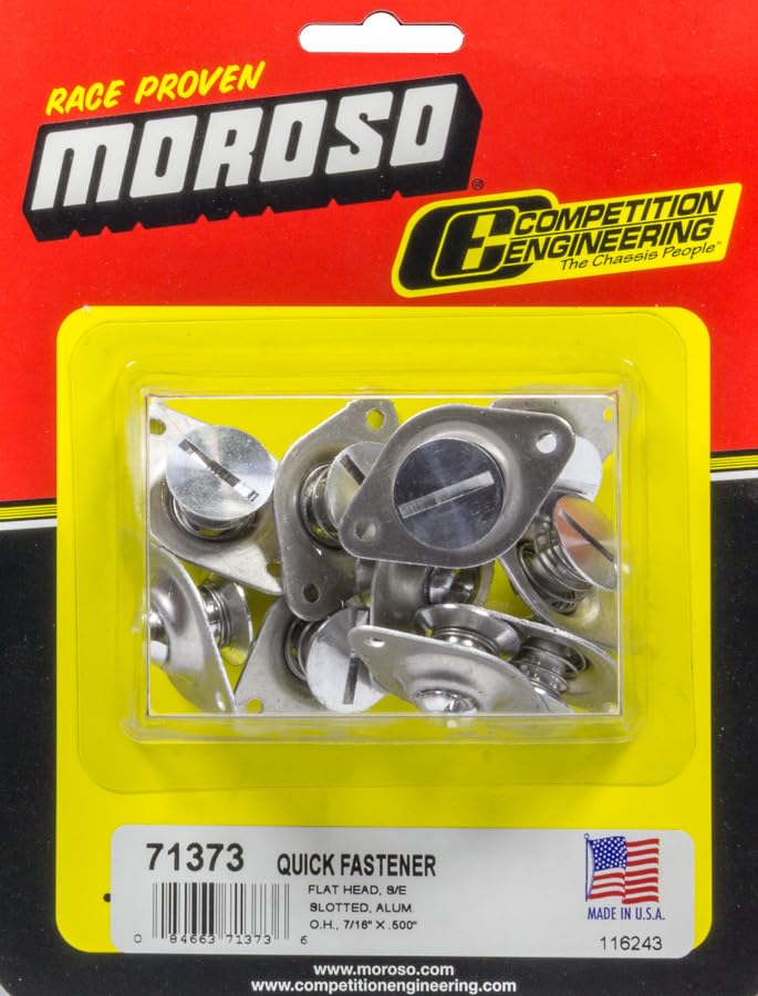 Large Head Moroso Quick Fastener (500 in Medium Body), 10 Pack