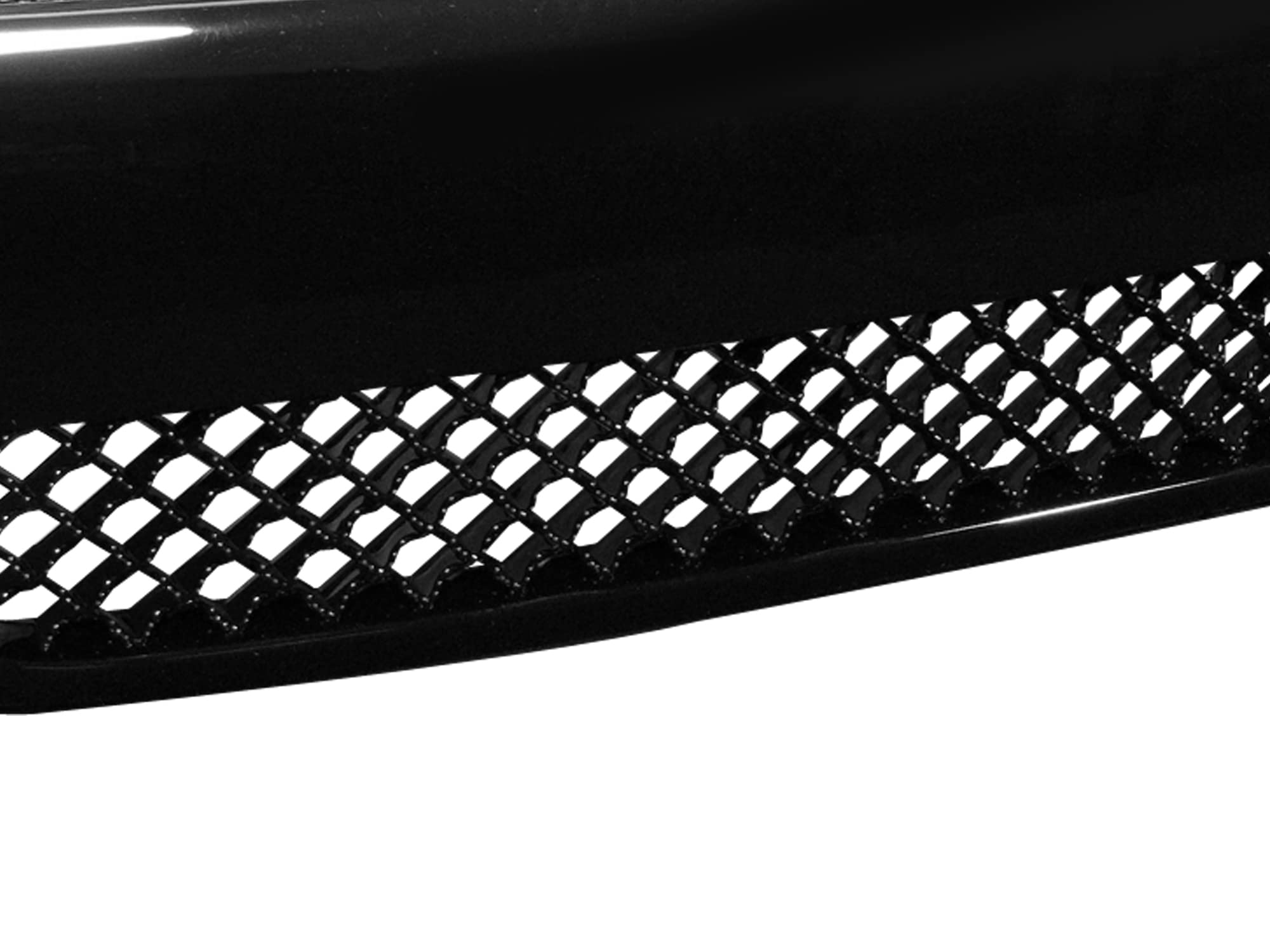 7148147 Armordillo USA Mesh Front Hood Grille - Gloss Black Fits 2007-2010 Ford Explorer Sport Trac