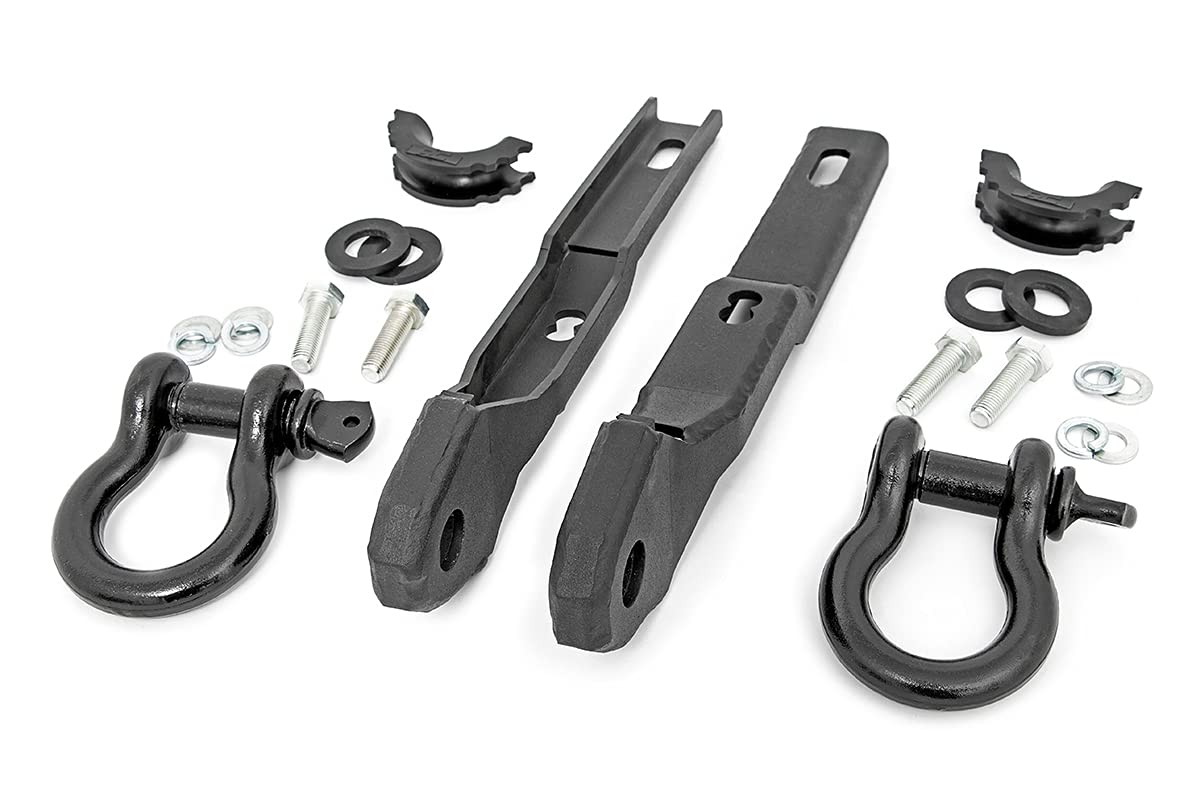 Rough Country Shackle Mount Kit Tow Hook for 2017-2021 Nissan Titan - RS160