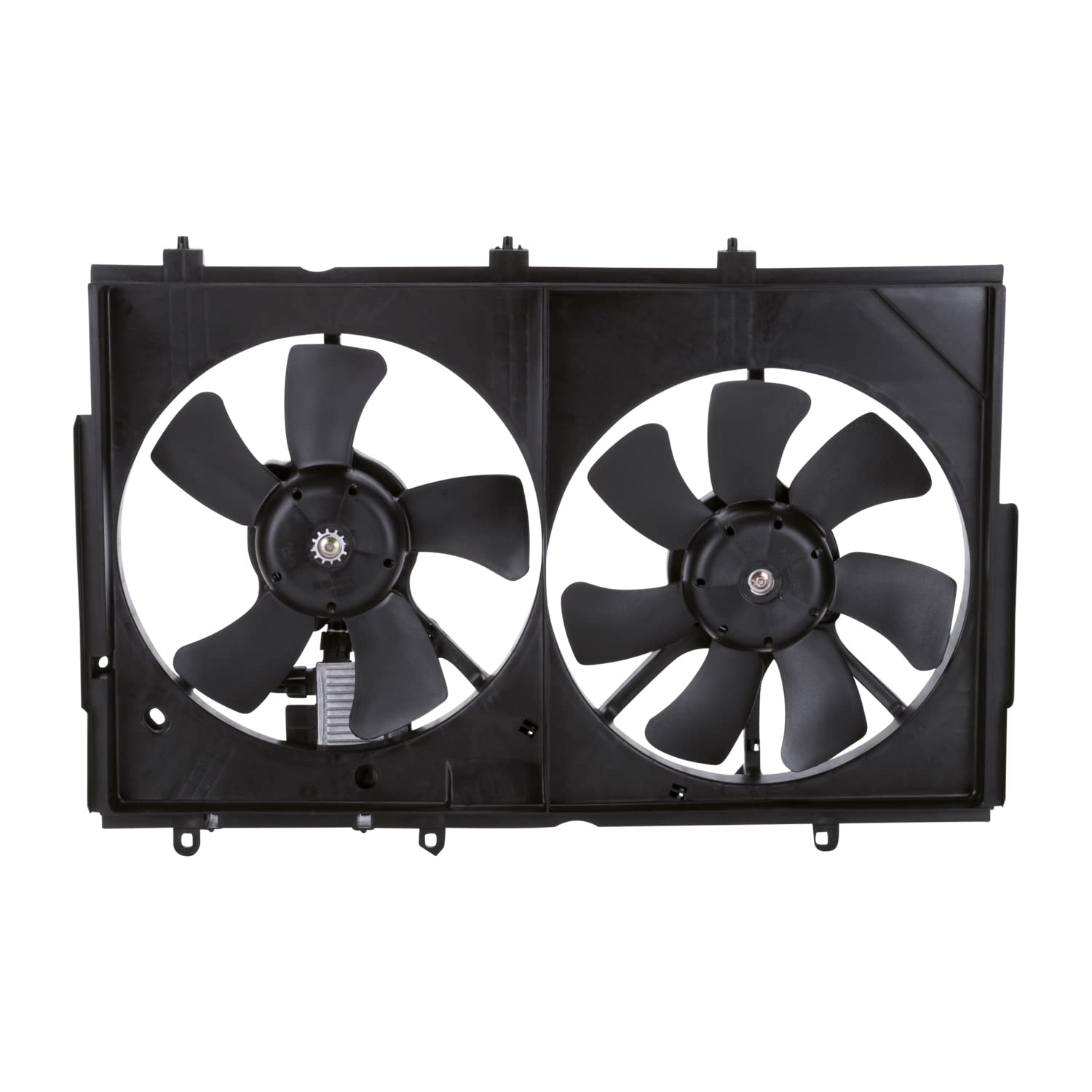 Cooling Fan Assembly TYC 621820 Compatible with 2003-2006 Mitsubishi Outlander, Black
