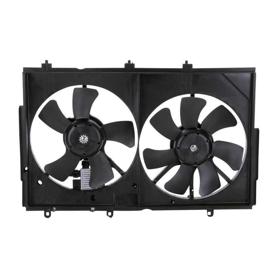 Cooling Fan Assembly TYC 621820 Compatible with 2003-2006 Mitsubishi Outlander, Black