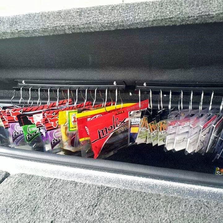 T-H Marine Go-To Cooks Tackle Storage System - Fishing Lure Holder and Organizer Provides Easy Access to Your Bait - Can Be Configured to Fit Any Boat or Dock - Black