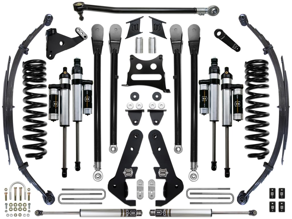7" Lift, ICON Stage 4 Suspension System, Compatible with 2017-2022 Ford F250/F350, K67114