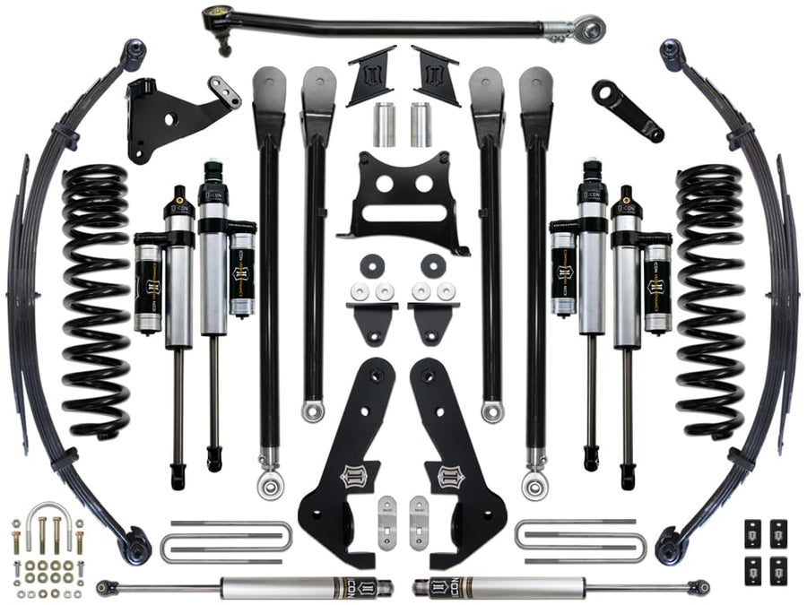 7" Lift, ICON Stage 4 Suspension System, Compatible with 2017-2022 Ford F250/F350, K67114