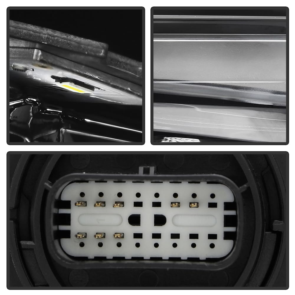 Jeep Grand Cherokee Spyder (POE) 22-24 White DRL (Front Light Animation) w/o auto Leveling Full LED Headlight - OE Right