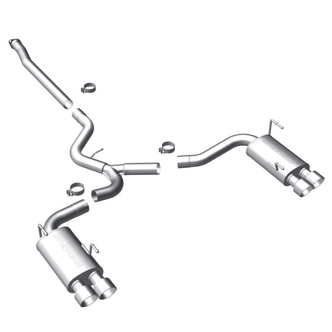 Large MagnaFlow Stainless Steel Performance Exhaust System Kit 15472