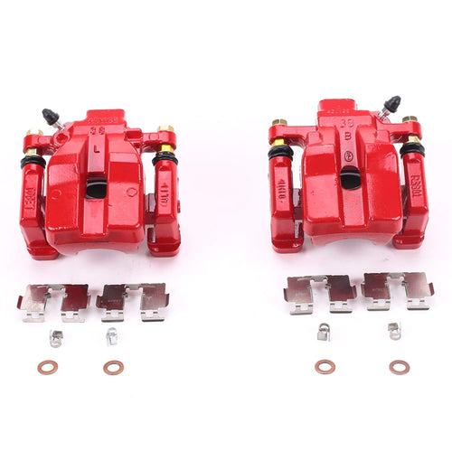Power Stop Rear S6992 Pair of Calipers High-Temp Red Powder Coated For Lexus ES300h 2013-2018, Lexus ES350 2012-2018, Toyota Avalon 2012-2018, Toyota Camry 2012-2017 [Model Specific]