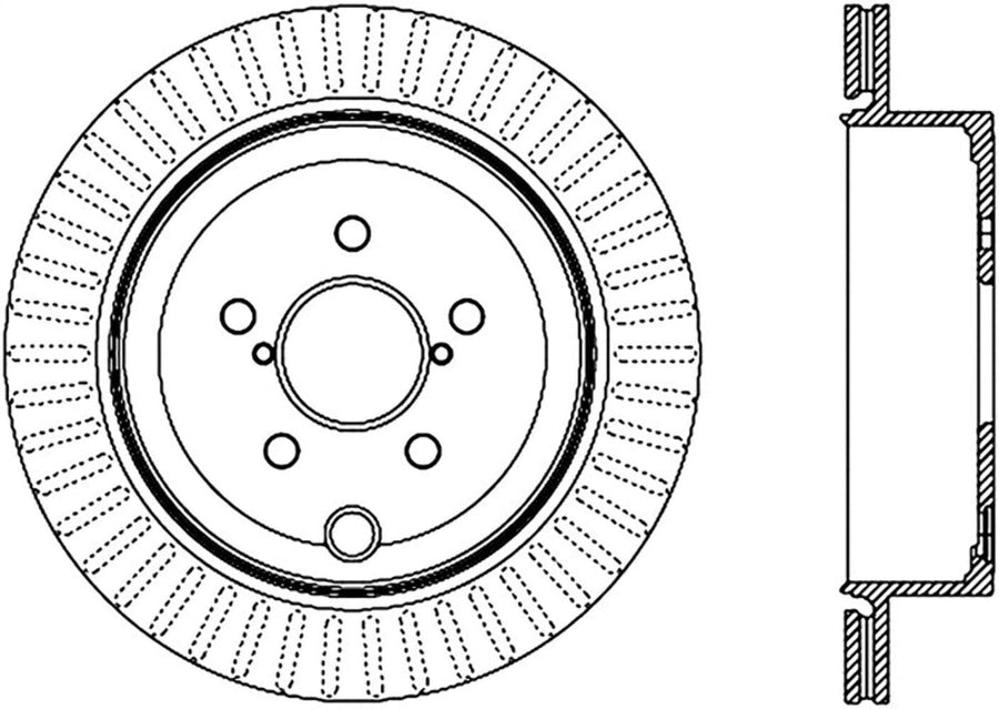 Brake Rotor, StopTech 120.47031CRY Rear