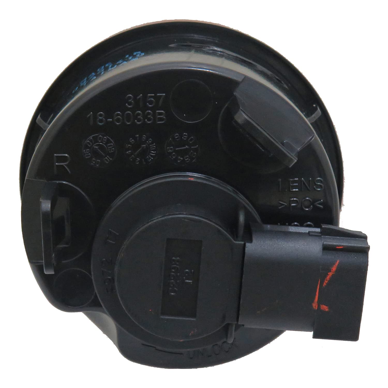 Right Turn Signal/Parking Light Assembly TYC Compatible with 2007-2013 Jeep Wrangler