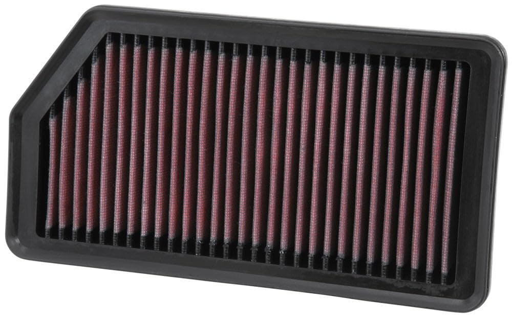 K&N Air Filter Engine: Reusable, Clean Every 75,000 Miles, Washable, Premium, Replacement Car Filter: Compatible with 2012-2018 KIA/HYUNDAI (ceed, Forte5, Cerato, i30, II, III, K3, KX3), 33-3008