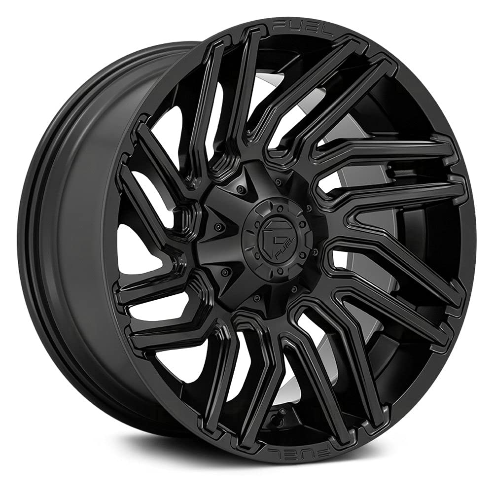 20x9 D775 TYPHOON, Bolt Pattern: 5x5.5/150, Offset: 1, MATTE BLACK, set of 1