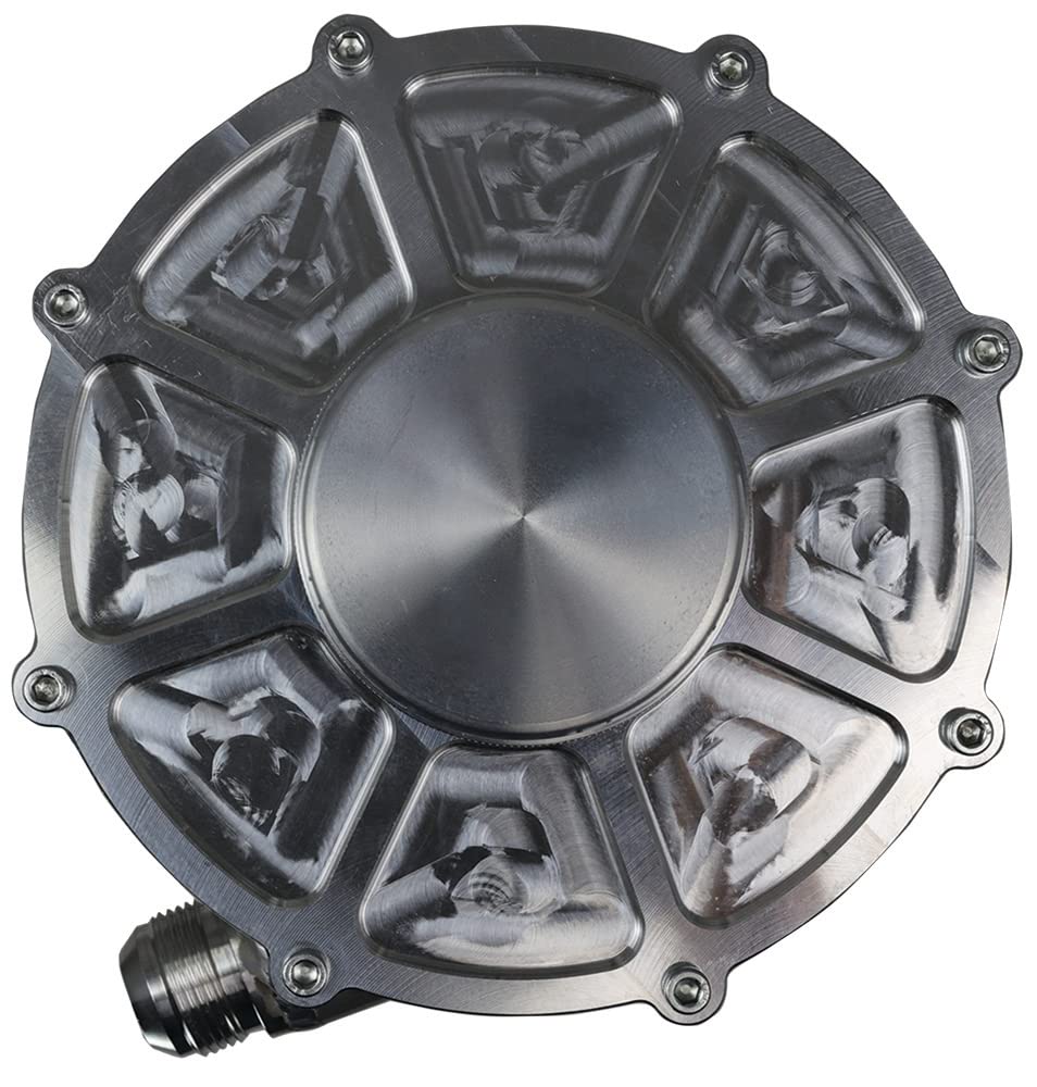 Moroso Dry Sump Tank 22611, 7" OD Split Top, 13" Tall, 5 Quart Capacity