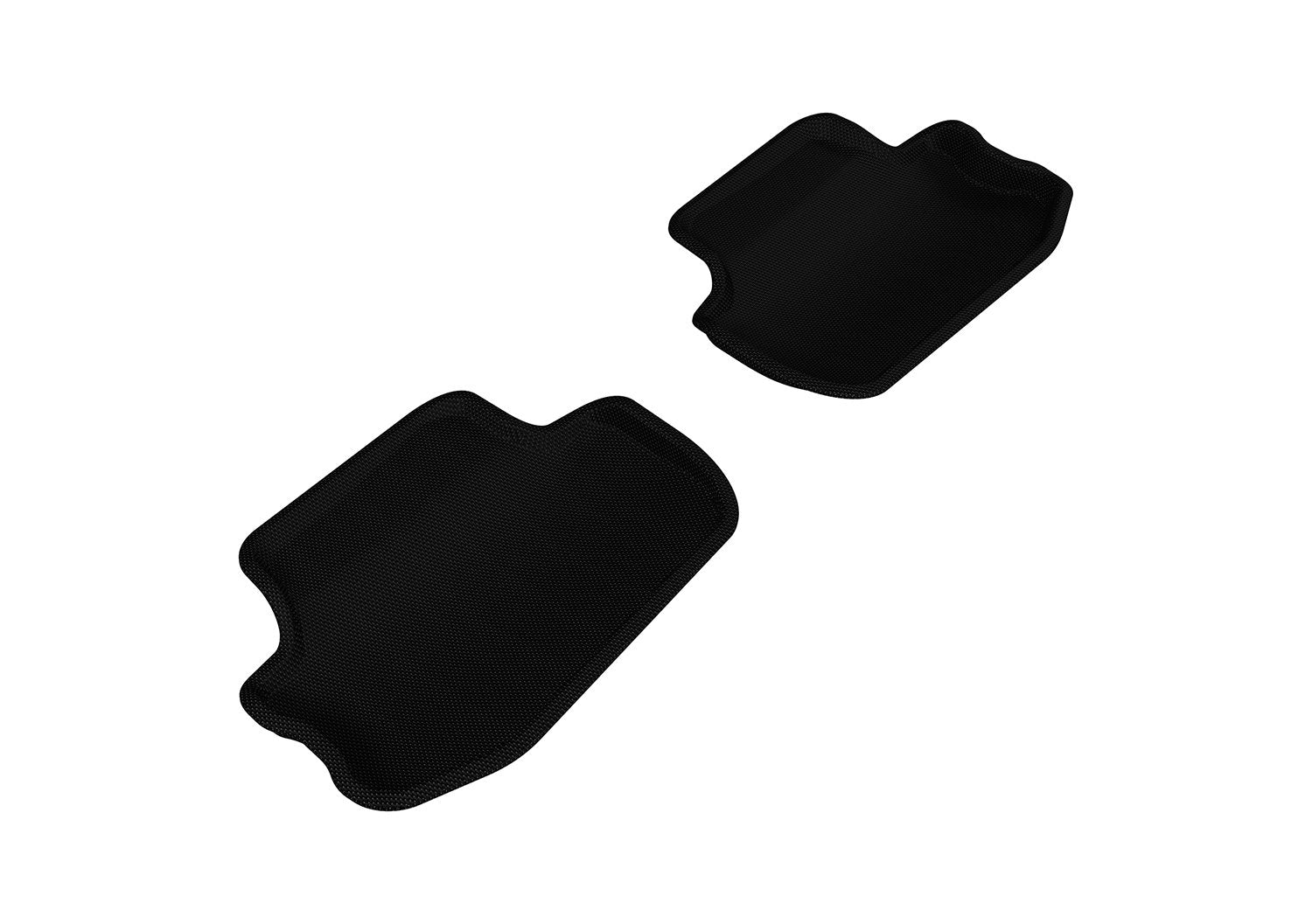 Kagu Floor Mat (Black) 3D MAXpider for 2010-2015 Chevrolet Camaro - 2ND Row