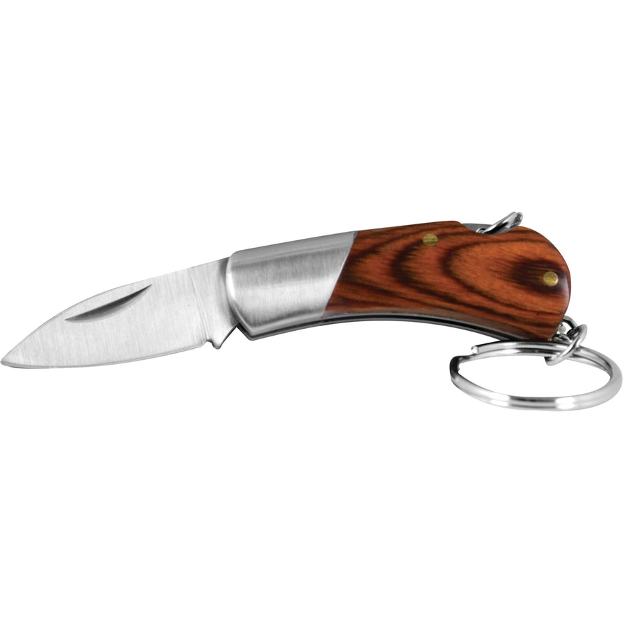 Pocket Knife Performance Tool W3209 with Wood Handle and Keychain, 1-5/8-Inch Stainless Steel Blade, Small Fishbowl, US Patents D673370 and D685580