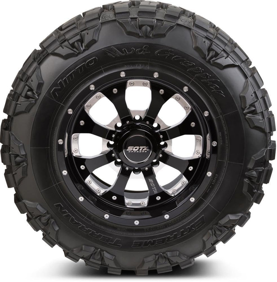 37X13.50R18LT Nitto 124P D/8 MUD GRAPPLER BW