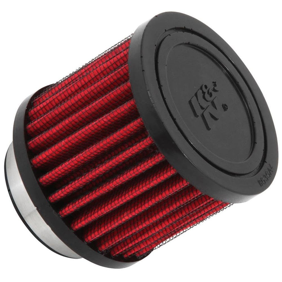 K&N Air Filter/ Breather Vent: High Performance, Premium, Washable, Replacement Engine Filter: Flange Diameter: 1.75 In, Filter Height: 2.5 In, Flange Length: 0.625 In, Shape: Breather, 62-1470