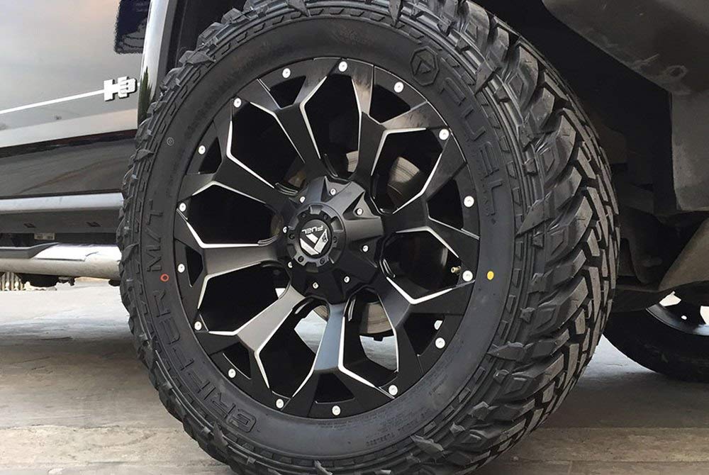Black FUEL D57620901757 Wheel with Painted (20 x 9. inches /8 x 170 mm, 20 mm Offset)