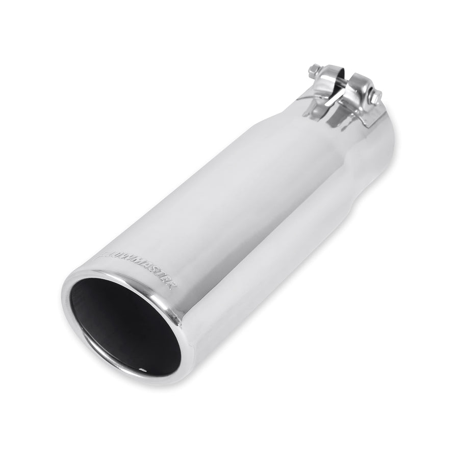Flowmaster Exhaust Tip 15363 3.5 Inch Rolled Angle Polished 304 Stainless Steel Fits 3 Inch Tubing Clamp On