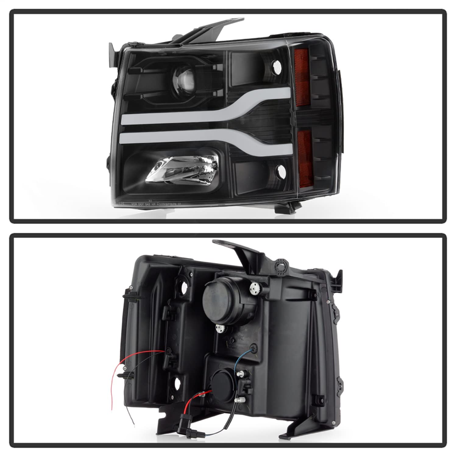 Projector Headlight Spyder Platinum (PRO-YD-CS07V3PL-BK)