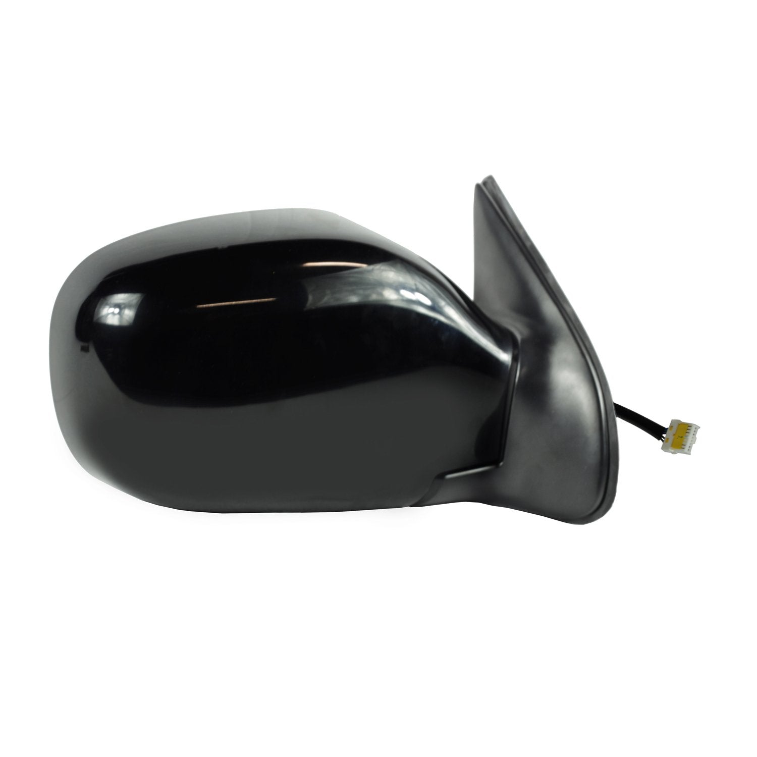 Mirror Passenger Side for Nissan Pathfinder, Black w/PTM Cover, Foldaway, Does not Apply Pathfinder Armada Models, Heated Power