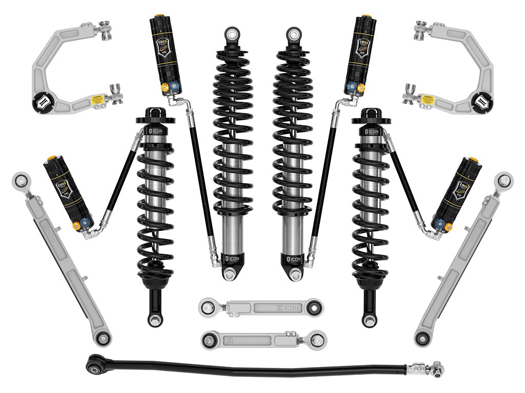 2021-2023 Ford Bronco ICON, Non-Sasquatch, 3-4" Lift, Stage 7 Suspension System, CDXS, Billet