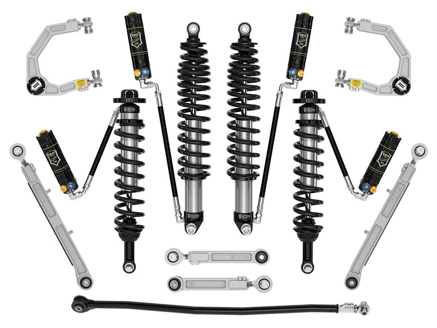 2021-2023 Ford Bronco ICON, Non-Sasquatch, 3-4" Lift, Stage 7 Suspension System, CDXS, Billet