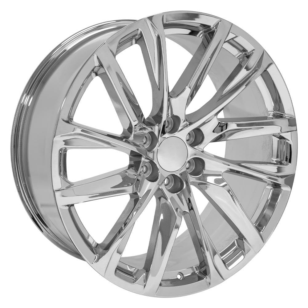 24 Inch OE Wheels CA90 Rim Fits Escalade Style 6x139.7 24x10 Chrome - Hollander 4875 (1)