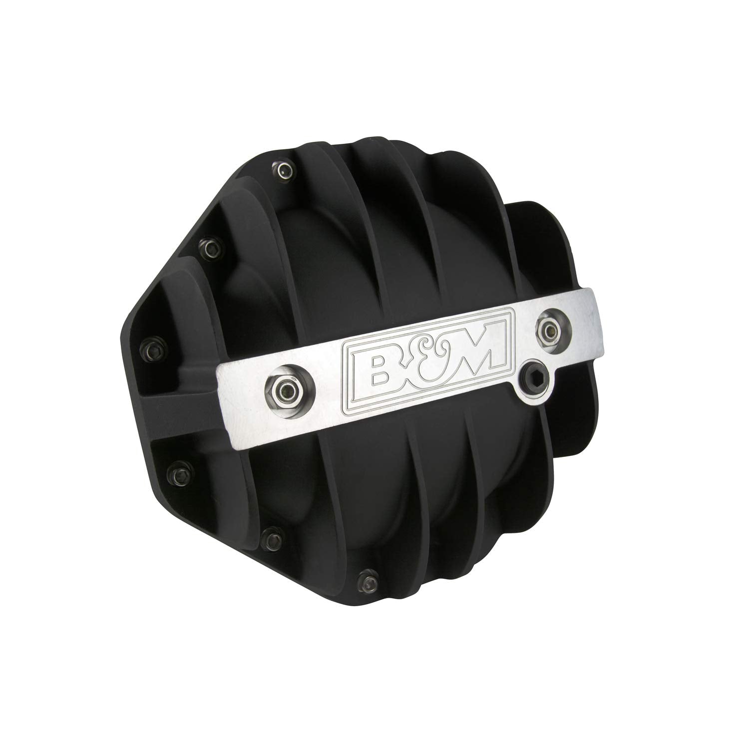 Chrysler 9.25" B&M Racing Differential Cover-Black, Cast Al