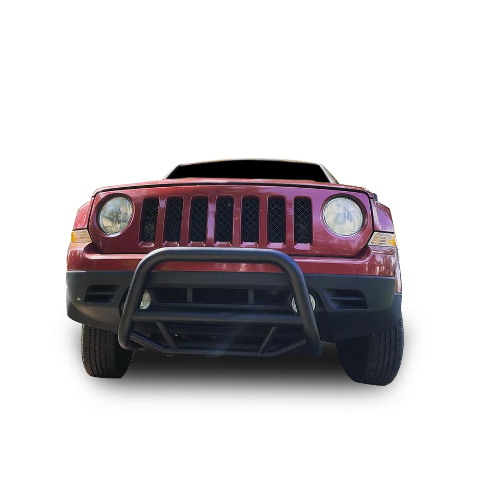 Black Horse Off Road Max Bull Bar Black Steel Compatible with 2008-2017 Jeep Patriot-MBB-JEB9001