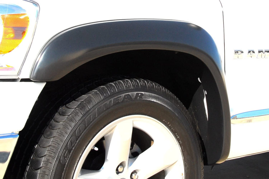 Lund Elite Series Black Extra Wide Style Standard Front Fender Flare - 2 Piece EX203SA